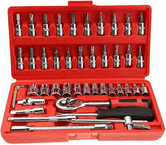 40-Piece Professional Socket Wrench Tool Kit – Auto Repair & Home Maintenance Set