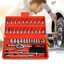 40-Piece Professional Socket Wrench Tool Kit – Auto Repair & Home Maintenance Set