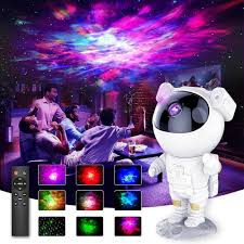 Astronaut Starry Sky Galaxy Projector – Remote Control Nebula Night Light