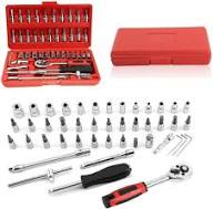 40-Piece Professional Socket Wrench Tool Kit – Auto Repair & Home Maintenance Set